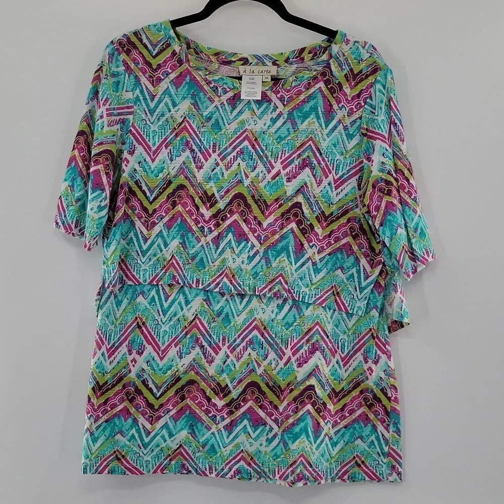 3 For $20 A La Carte Multi color top size M